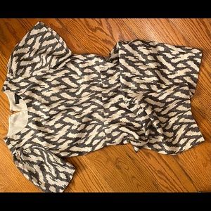 J. Crew Casual Silk Dress, Gray